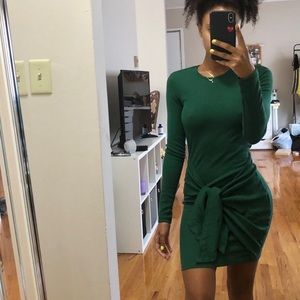 Green Wrap Dress